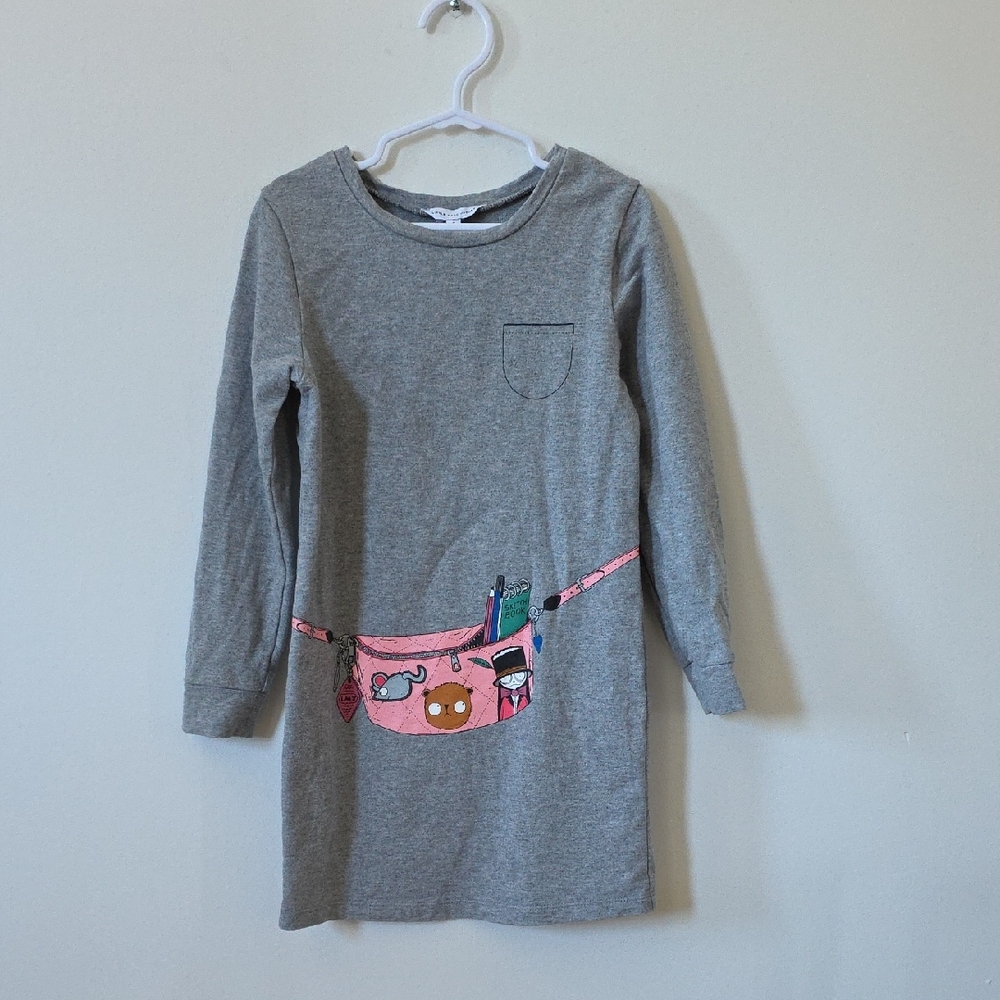 Little Marc Jacobs Gray Dress, 6Y